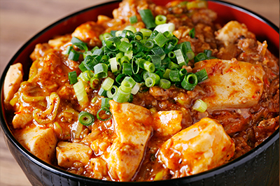 赤丼(海老油麻婆丼)